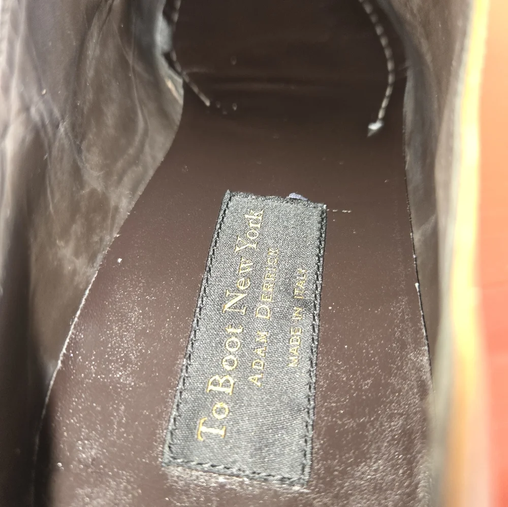 To Boot New York Adam Derrick Men's 11 Brandon Cognac Cap Toe Oxfords Italy